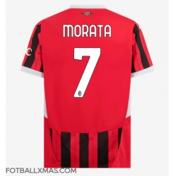 AC Milan Alvaro Morata #7 Hjemmedrakt 2024-25 Kortermet