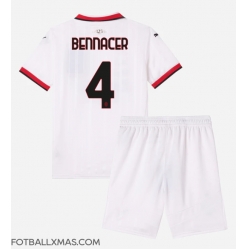 AC Milan Ismael Bennacer #4 Bortedraktsett Barn 2024-25 Kortermet (+ Korte bukser)