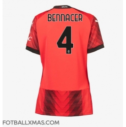 AC Milan Ismael Bennacer #4 Hjemmedrakt Dame 2023-24 Kortermet