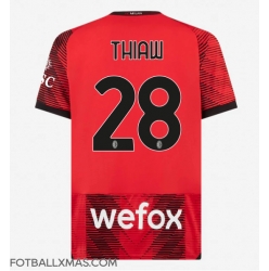 AC Milan Malick Thiaw #28 Hjemmedrakt 2023-24 Kortermet