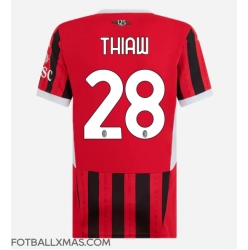 AC Milan Malick Thiaw #28 Hjemmedrakt Dame 2024-25 Kortermet