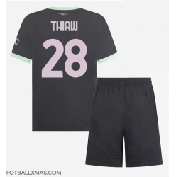 AC Milan Malick Thiaw #28 Tredjedraktsett Barn 2024-25 Kortermet (+ Korte bukser)