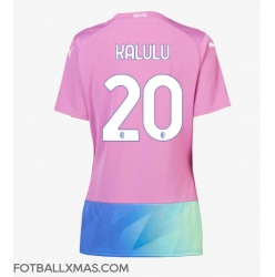 AC Milan Pierre Kalulu #20 Tredjedrakt Dame 2023-24 Kortermet