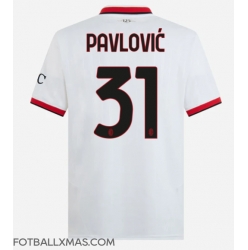 AC Milan Strahinja Pavlovic #31 Bortedrakt 2024-25 Kortermet