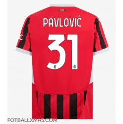 AC Milan Strahinja Pavlovic #31 Hjemmedrakt 2024-25 Kortermet