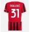 AC Milan Strahinja Pavlovic #31 Hjemmedrakt Dame 2024-25 Kortermet