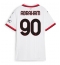 AC Milan Tammy Abraham #90 Bortedrakt Dame 2024-25 Kortermet