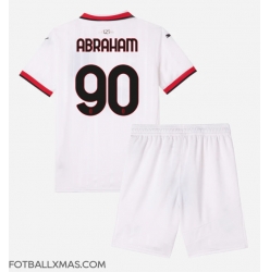 AC Milan Tammy Abraham #90 Bortedraktsett Barn 2024-25 Kortermet (+ Korte bukser)