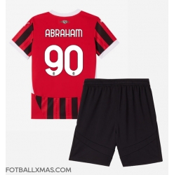 AC Milan Tammy Abraham #90 Hjemmedraktsett Barn 2024-25 Kortermet (+ Korte bukser)