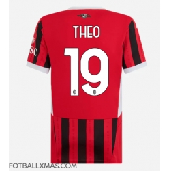 AC Milan Theo Hernandez #19 Hjemmedrakt Dame 2024-25 Kortermet