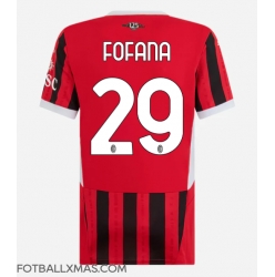 AC Milan Youssouf Fofana #29 Hjemmedrakt Dame 2024-25 Kortermet