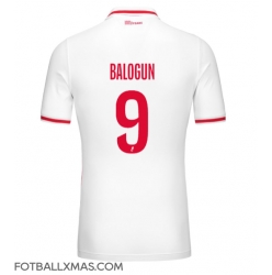 AS Monaco Folarin Balogun #9 Hjemmedrakt 2024-25 Kortermet