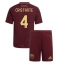 AS Roma Bryan Cristante #4 Hjemmedraktsett Barn 2024-25 Kortermet (+ Korte bukser)