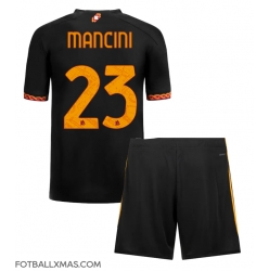 AS Roma Gianluca Mancini #23 Tredjedraktsett Barn 2023-24 Kortermet (+ Korte bukser)