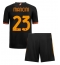 AS Roma Gianluca Mancini #23 Tredjedraktsett Barn 2023-24 Kortermet (+ Korte bukser)