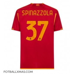 AS Roma Leonardo Spinazzola #37 Hjemmedrakt 2023-24 Kortermet