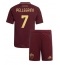 AS Roma Lorenzo Pellegrini #7 Hjemmedraktsett Barn 2024-25 Kortermet (+ Korte bukser)