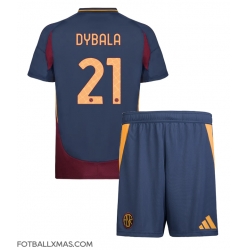 AS Roma Paulo Dybala #21 Tredjedraktsett Barn 2024-25 Kortermet (+ Korte bukser)