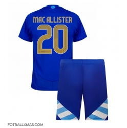 Argentina Alexis Mac Allister #20 Bortedraktsett Barn Copa America 2024 Kortermet (+ Korte bukser)