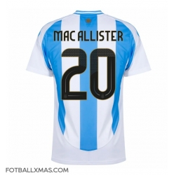 Argentina Alexis Mac Allister #20 Hjemmedrakt Copa America 2024 Kortermet