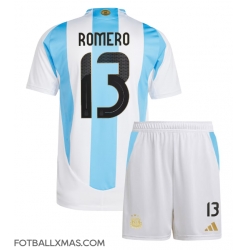 Argentina Cristian Romero #13 Hjemmedraktsett Barn Copa America 2024 Kortermet (+ Korte bukser)