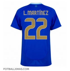 Argentina Lautaro Martinez #22 Bortedrakt Copa America 2024 Kortermet