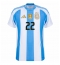 Argentina Lautaro Martinez #22 Hjemmedrakt Copa America 2024 Kortermet