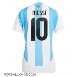 Argentina Lionel Messi #10 Hjemmedrakt Dame Copa America 2024 Kortermet