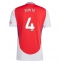 Arsenal Ben White #4 Hjemmedrakt 2024-25 Kortermet