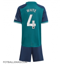 Arsenal Ben White #4 Tredjedraktsett Barn 2023-24 Kortermet (+ Korte bukser)