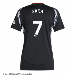 Arsenal Bukayo Saka #7 Bortedrakt Dame 2024-25 Kortermet