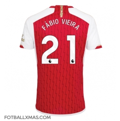 Arsenal Fabio Vieira #21 Hjemmedrakt 2023-24 Kortermet