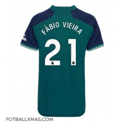 Arsenal Fabio Vieira #21 Tredjedrakt Dame 2023-24 Kortermet