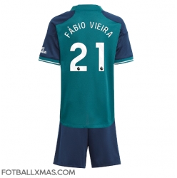 Arsenal Fabio Vieira #21 Tredjedraktsett Barn 2023-24 Kortermet (+ Korte bukser)