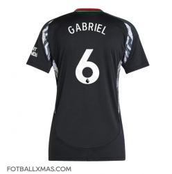 Arsenal Gabriel Magalhaes #6 Bortedrakt Dame 2024-25 Kortermet