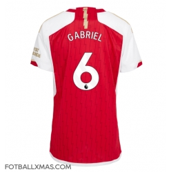 Arsenal Gabriel Magalhaes #6 Hjemmedrakt Dame 2023-24 Kortermet