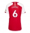 Arsenal Gabriel Magalhaes #6 Hjemmedrakt Dame 2023-24 Kortermet