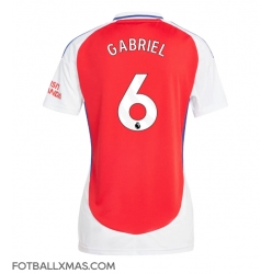 Arsenal Gabriel Magalhaes #6 Hjemmedrakt Dame 2024-25 Kortermet