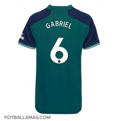 Arsenal Gabriel Magalhaes #6 Tredjedrakt Dame 2023-24 Kortermet