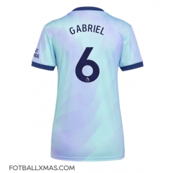 Arsenal Gabriel Magalhaes #6 Tredjedrakt Dame 2024-25 Kortermet