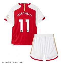 Arsenal Gabriel Martinelli #11 Hjemmedraktsett Barn 2023-24 Kortermet (+ Korte bukser)