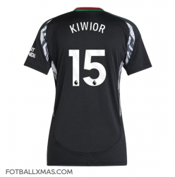 Arsenal Jakub Kiwior #15 Bortedrakt Dame 2024-25 Kortermet