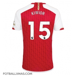 Arsenal Jakub Kiwior #15 Hjemmedrakt 2023-24 Kortermet