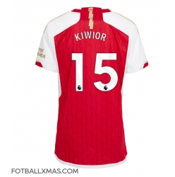 Arsenal Jakub Kiwior #15 Hjemmedrakt Dame 2023-24 Kortermet