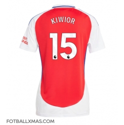 Arsenal Jakub Kiwior #15 Hjemmedrakt Dame 2024-25 Kortermet