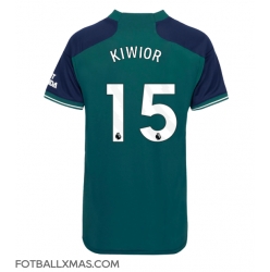 Arsenal Jakub Kiwior #15 Tredjedrakt Dame 2023-24 Kortermet