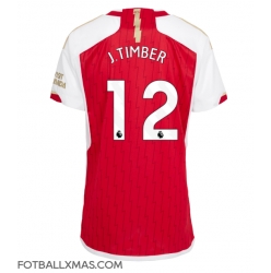 Arsenal Jurrien Timber #12 Hjemmedrakt Dame 2023-24 Kortermet