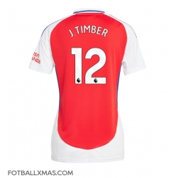 Arsenal Jurrien Timber #12 Hjemmedrakt Dame 2024-25 Kortermet