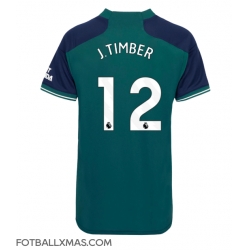 Arsenal Jurrien Timber #12 Tredjedrakt Dame 2023-24 Kortermet