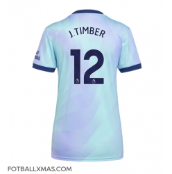 Arsenal Jurrien Timber #12 Tredjedrakt Dame 2024-25 Kortermet